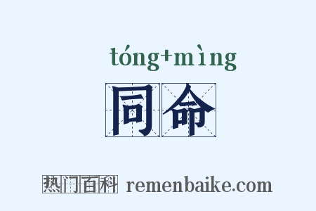 同命是什么意思的图片